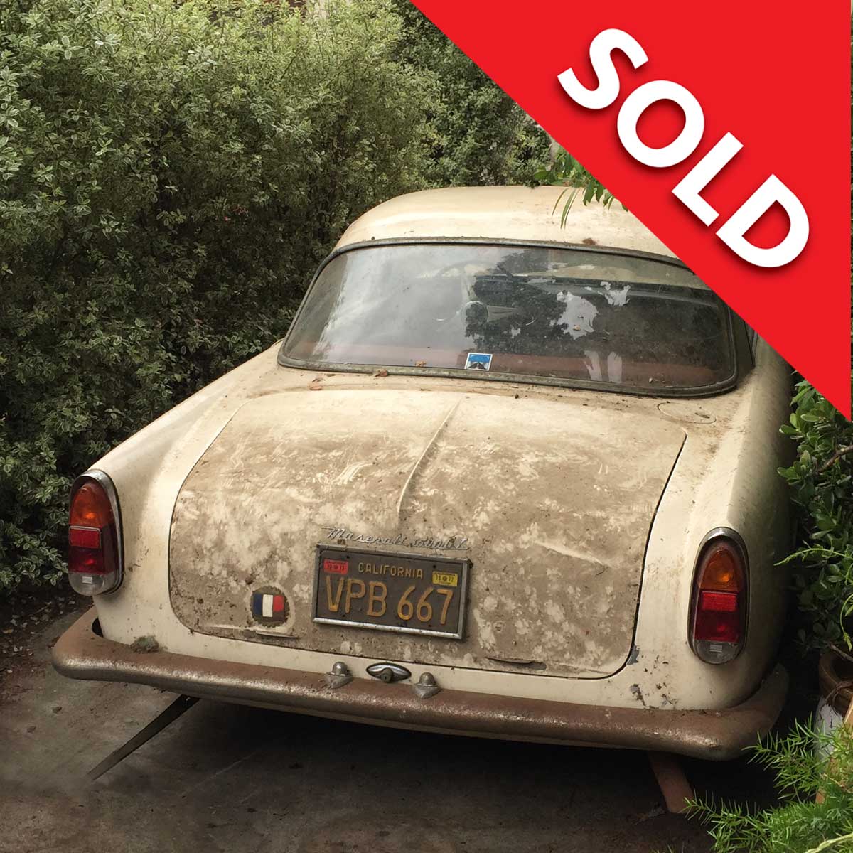 Sold – 1962 Maserati 3500GT Barn Find